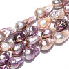 Natural Baroque Pearl Keshi Pearl Beads Strands PEAR-S019-02D-3