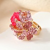 Personality Alloy Rhinestones Ring VB4094-3-3