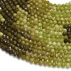 Gradient Color Natural Yellow Green Opal Beads Strands GG-CBA9722-A01-3mm-4