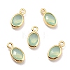 Eco-Friendly Brass with Glass Pendants X-KK-K268-01L-1