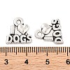 Tibetan Style Zinc Alloy Pendants TIBEP-R334-356AS-RS-2
