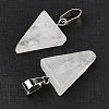 Natural Quartz Crystal Pendants G-B127-04P-10-3