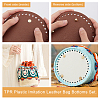 TPR Plastic Imitation Leather Bag Bottoms Set FIND-WH0013-95-4