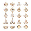 60Pcs 10 Style Alloy Pendants PALLOY-TA0002-29-10