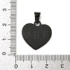 Valentine's Day 304 Stainless Steel Pendants SA-E001-12EB-3