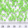 6/0 Baking Paint Glass Round Seed Beads SEED-S036-01C-16-3