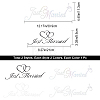 4 Sheets 4 Style Word PVC Sticker DIY-CP0008-09-2