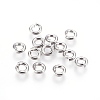 Tarnish Resistant 304 Stainless Steel Saw Cut Open Jump Rings X-STAS-P212-25P-12-1