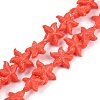 Synthetic Coral Dyed Carved Beads Strands CORA-K009-06B-01-1