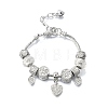 Alloy European Beads Charm Bracelets BJEW-F495-15P-2