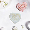 Valentine's Day Love Heart Soap DIY Food Grade Silicone Mold PW-WG51517-01-5
