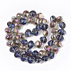 Electroplate Glass Beads Strands X-EGLA-S189-002B-03-2