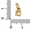 304 Stainless Steel Rhinestone Charms STAS-M109-06G-4