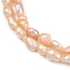 Natural Cultured Freshwater Pearl Beads Strands PEAR-P064-20H-02B-4