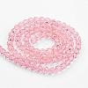 Transparent Glass Bead Strands GLAA-G013-10mm-87-2