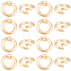 20Pcs Brass Open Jump Rings KK-BBC0023-10B-1