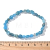 Natural Apatite Bead Stretch Bracelets BJEW-K213-40-7