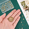   80Pcs 8 Styles Rack Plating Brass Spacer Beads KK-PH0006-28-3