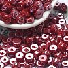 Opaque Colours Luster Glass Seed Beads SEED-E001-P3x6mm-A12-1