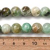 10MM Natural Green Line Jasper Round Beaded Necklaces GG-CBAA808-02P-C-5