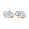 Alloy Enamel Pendants ENAM-H039-03G-B-2