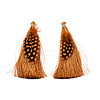 Polyester Tassel Big Pendant Decorations X-FIND-T043-07-3