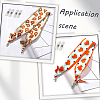 2Sets 2 Colors Polyester Ribbon Eyeglasses Chains AJEW-SP0006-03-7