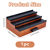 3-Tier Wood Jewelry Display Stands with Drawer ODIS-WH0025-327-2