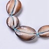 Waxed Cotton Cord Bib Necklaces NJEW-JN02709-3