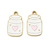 304 Stainless Steel Enamel Pendants STAS-G360-04G-02-1