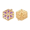 304 Stainless Steel Enamel & Rhinestone Pendants LS-STAS-G398-26G-03-2