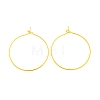 Brass Wine Glass Charm Rings Hoop Earrings X-EC067-3G-1