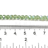 Electroplate Transparent Glass Beads Strands EGLA-A035-T4mm-L09-4