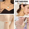20Pcs 4 Style Resin & Acrylic Pendants PALLOY-YW00155-6