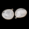 Natural Quartz Crystal Pendants G-B009-07G-W-4