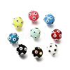 Brass Enamel Beads KK-CBA0E55-01A-G-1