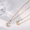 925 Sterling Silver Pave 5A Clear Cubic Zirconia Pendants SE-CBA9BBC-08G-3