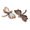 Alloy Enamel Pendants PALLOY-F319-02C-R-2