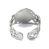 304 Stainless Steel Cuff Rings RJEW-M019-62P-3