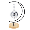 Iron with Wood Display Stands ODIS-WH0080-28A-1