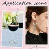 SUNNYCLUE 160Pcs 2 Colors 316 Surgical Stainless Steel Wine Glass Charms Rings STAS-SC0007-22-5