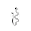 Brass Snake Clip on Nose Rings WGF4B6F-02-2