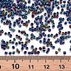 Frosted Plated Glass Cylinder Beads SEED-S047-F-001-4