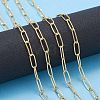 3.28 Feet Soldered Brass Paperclip Chains X-CHC-D025-03G-6
