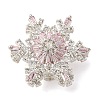 Brass Micro Pave Cubic Zirconia Beads KK-D378-19P-02-1
