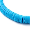 Handmade Polymer Clay Heishi Beads Stretch Bracelets Sets BJEW-SZ0001-59-4