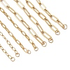 304 & 201 Stainless Steel Paperclip Chain Bracelet Making AJEW-JB01593-2