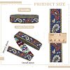 Ethnic Style Embroidery Polyester Ribbon SRIB-WH0007-02B-2