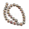 Electroplated Transparent Glass Beads Strands GL-CBA98F0-05F-3
