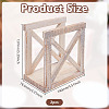 2Pcs Rectangle Wood Napkin Holder AJEW-GO0004-92A-2